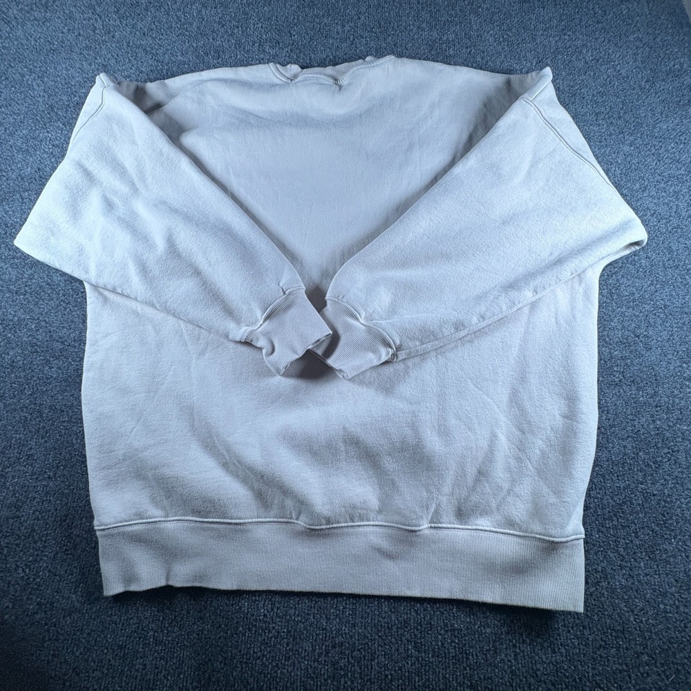 Tuff Athletics‎ Sweatshirt Womens XL Matte Pearl Crewneck Sports Relaxed Fit - Picture 2 of 8